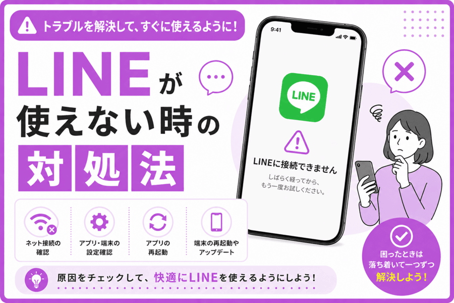 LINEが使えない時の対処法
