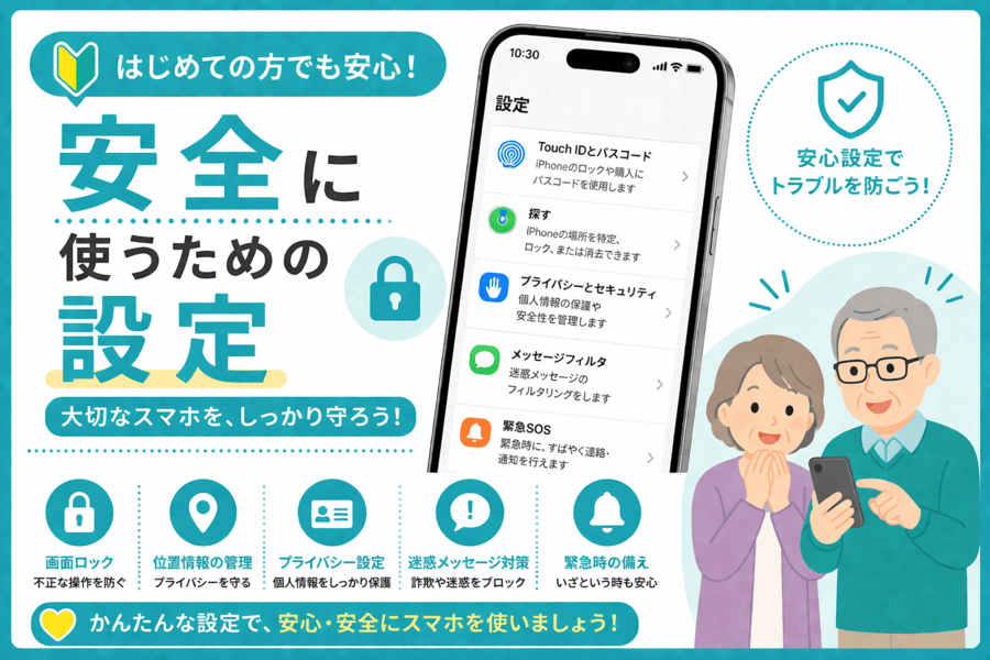 安全に使うための設定
