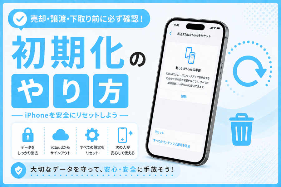 初期化のやり方