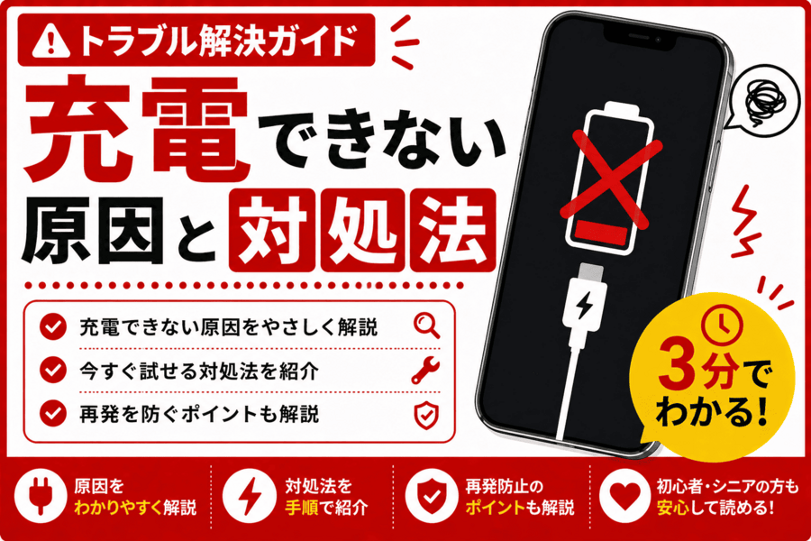 充電できない原因と対処法