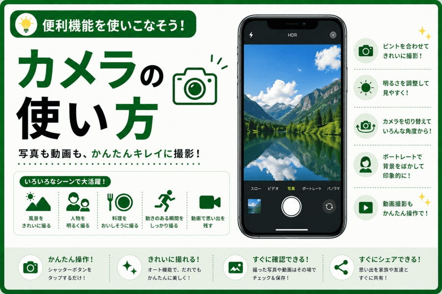 カメラの使い方