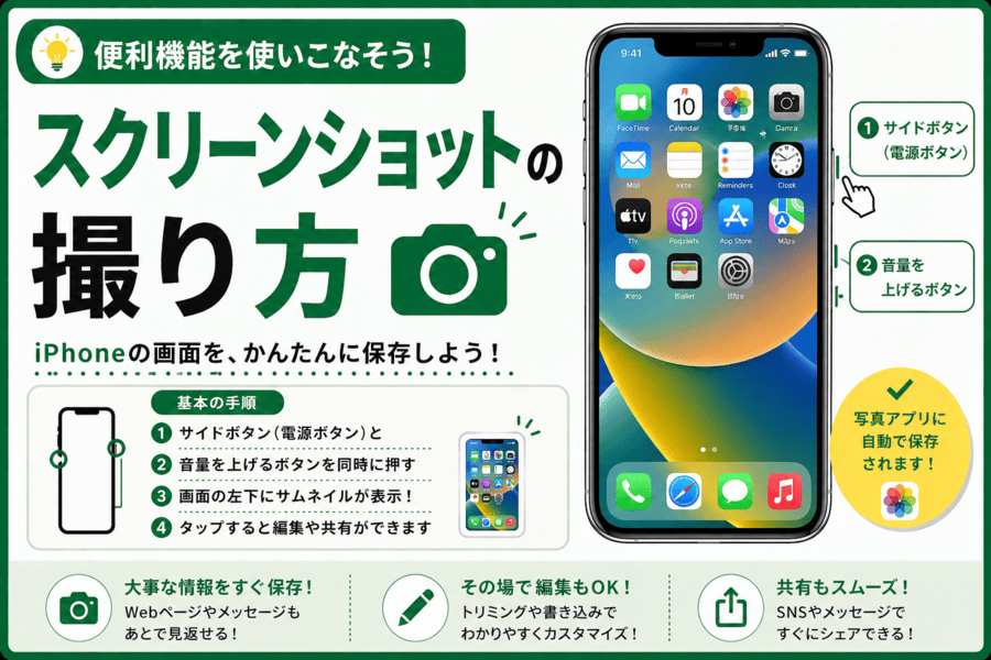 スクリーンショットの撮り方